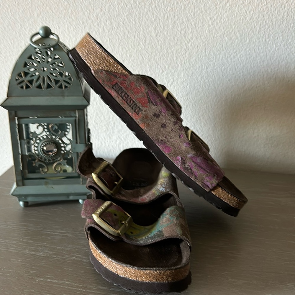 Birkenstock - Arizona - Paint Splatter Suede